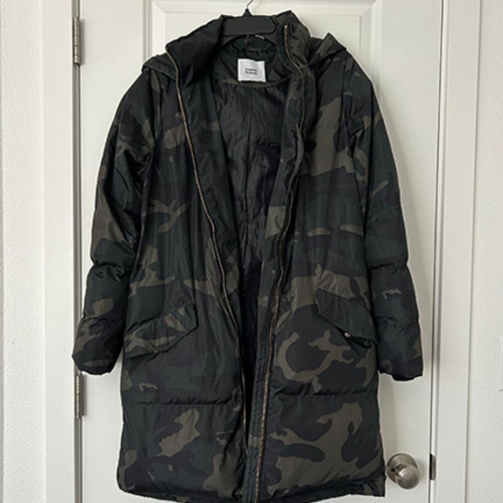 Camo Puffer Jacket